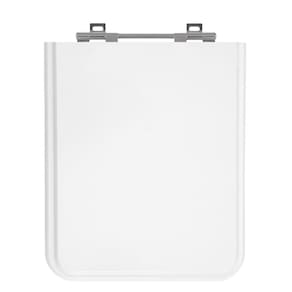 Assento Poliéster Laminado Square Branco Tampa para Vaso Incepa