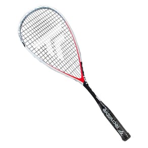 Raquete de Squash Tecnifibre Carboflex Airshaft 130 Vermelha e Branca
