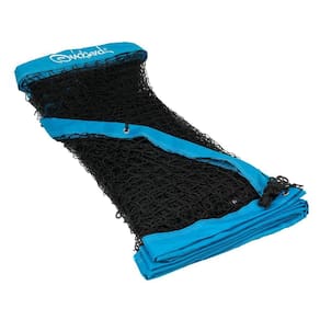 Rede Beach Tennis Quicksand Fun 8.40m x 1,5m com 4 faixas - Preta e Azul