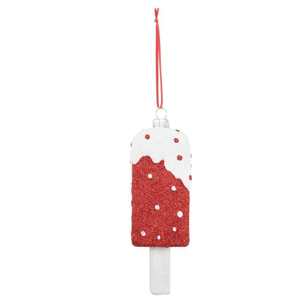 Enfeite Para Pendurar Picole Com Glitter 1Un 14Cm 1001924