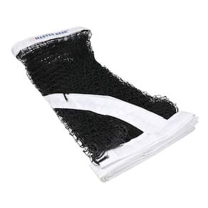 Rede de Beach Tennis Master Lazer Fio 1mm Seda Malha 4x4 com 4 Faixas - Branca