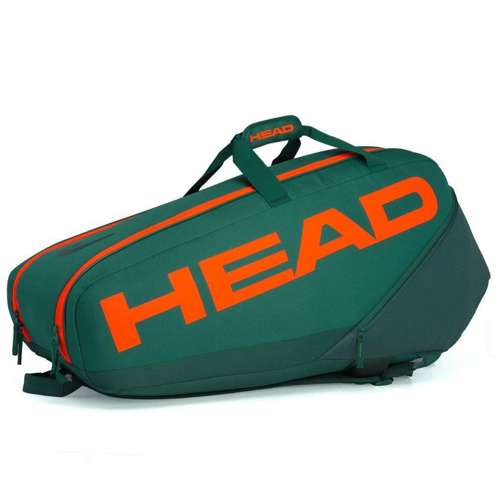Raqueteira Head Pro X Large 9R Verde e Laranja