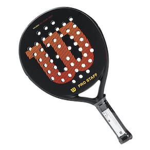 Raquete de Padel Wilson Pro Staff V2 Team Preta e Vermelha