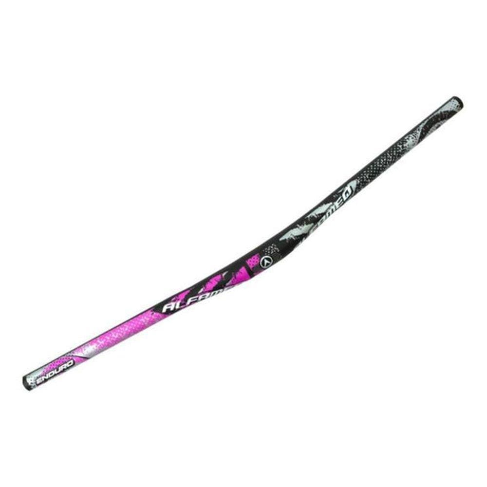 Guidão Bike Alumínio Alfameq 31.8X720Mm - Preto Com Verde