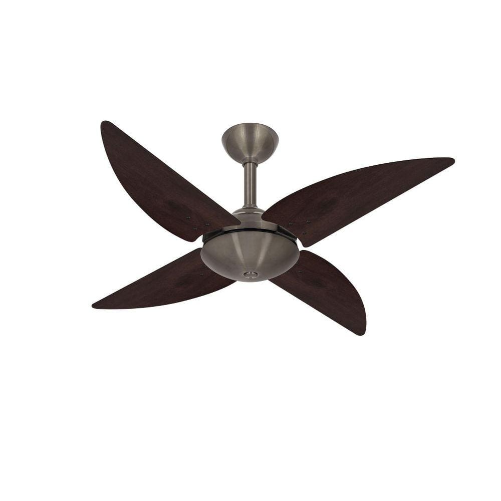 Ventilador De Teto Econômico Bronze Quad 4 Pás Ventax 110V