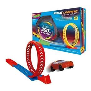 Pista Carrinho Infantil Tipo Hotwheels Duplo Looping Braskit