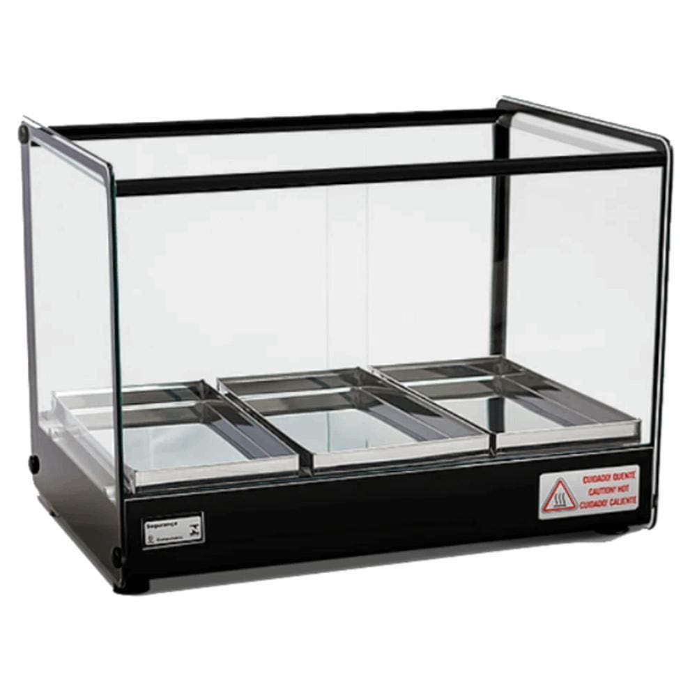 Estufa 3 Bandejas Vidro Reto Ereto 