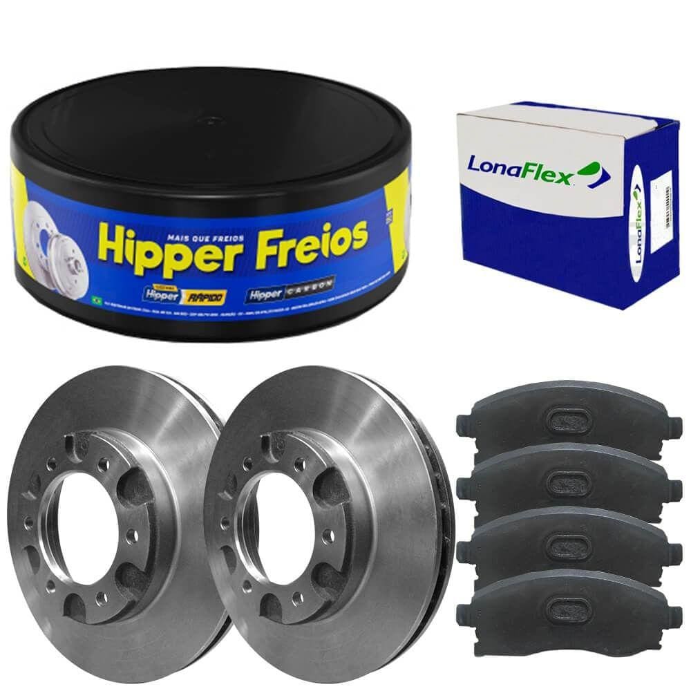 Kit Pastilha Disco Chevrolet A20 94 A 96 Dianteiro Ventilado