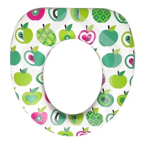 Assento Infantil Decorado Frutas Redutor para Vaso Oval