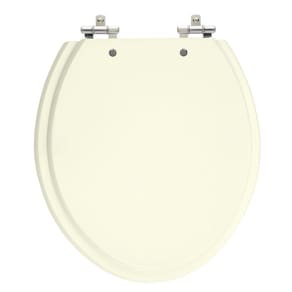 Assento Sanitário Convencional Oval Biscuit Tampa para Vaso Deca-Incepa-Celite-Ideal-Roca em Poliéster
