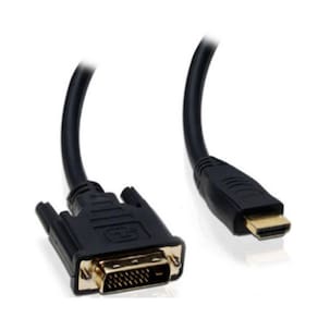 Cabo Dvi Macho X Hdmi Macho 1,8m Sinais Digitais