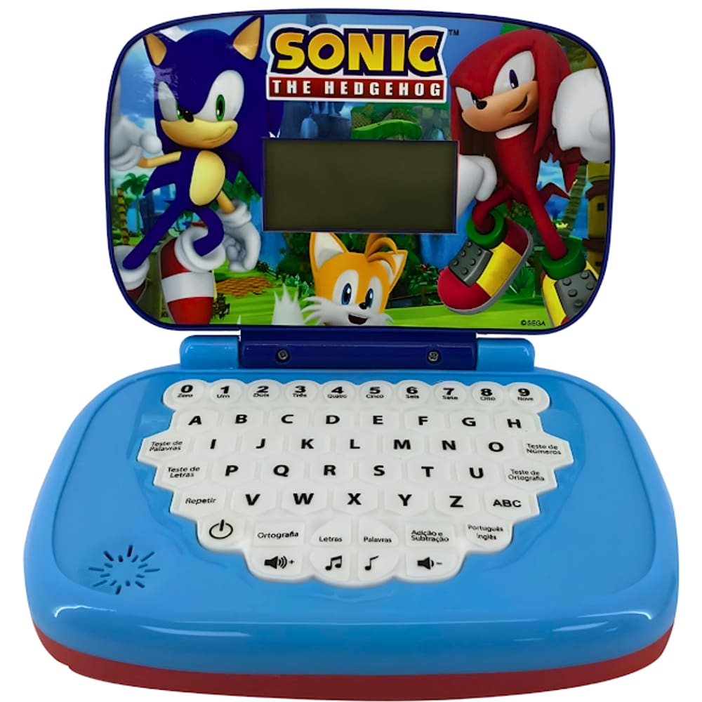 Laptop Infantil Educativo Bilíngue Sonic 3450 Candide