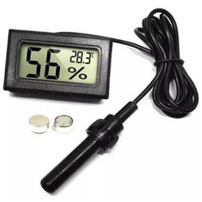 Higrometro Temperatura Com Sonda Leituras Instantâneas