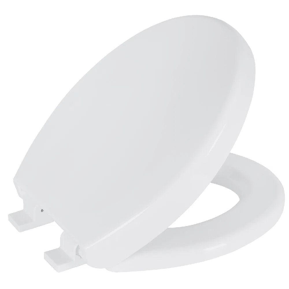 Assento Sanitário Convencional Oval Universal Branco Tampa para Vaso Incepa com Fechamento Suave