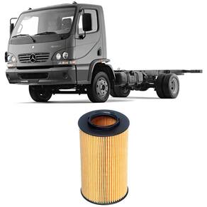 Filtro Óleo Mercedes Benz Accelo Om 924 La 2002 A 2018