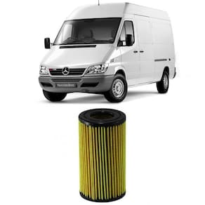 Filtro Óleo Mercedes Sprinter Om 611 La 2001 A 2012 Tecfil