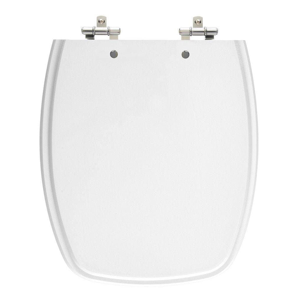 Assento Sanitário Stylus Branco Tampa para Vaso Celite de Poliéster