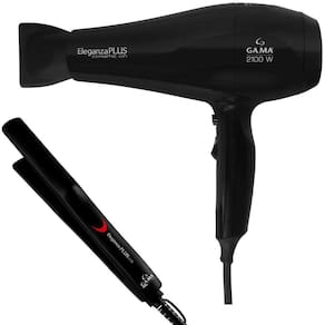 Kit Gama Eleganza Plus Ceramic Ion - Secador 2100W 127V + Prancha 220ºc Biv