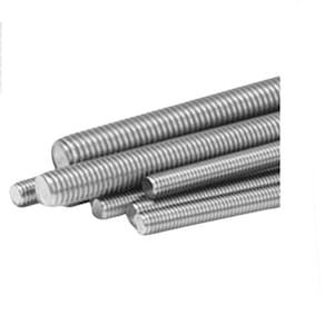 Barra Roscada 3/8 X1,00Mt Kit 4 Barra + 16 Porc + 16 Arrue