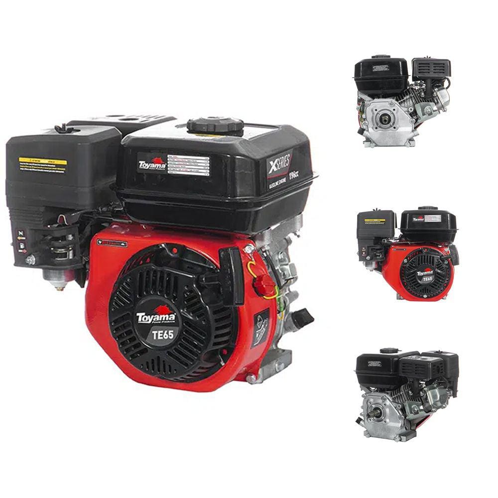 Motor a Gasolina 4t 196cc 6.5Cv com Partida Manual Te65x Toyama