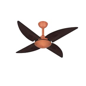 Ventilador Teto Cobre Quad 4 Pás Econômico Sala Ventax 110V