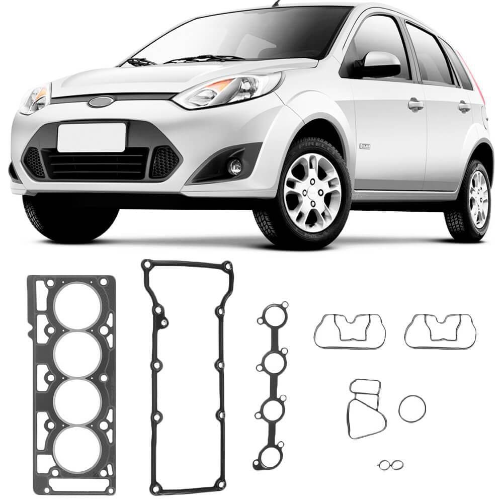 Jogo Junta Retificação Válvula Motor Fiesta 1.6 8v 99 a 2014