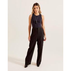 Calça Zinzane Feminino Cargo Botões - Preto