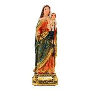 Enfeite Imagem Realista Nossa Senhora Do Rosário 30.5cm