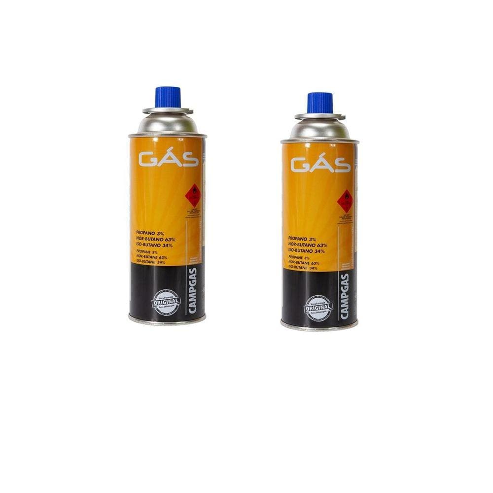 Kit com 2 Cartuchos de Gás para Maçarico/Fogareiro 227 gramas - Nátika