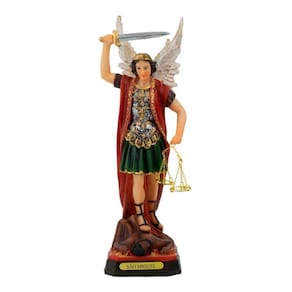 Imagem Estatua São Miguel Grande 30cm - Enfeite Resina
