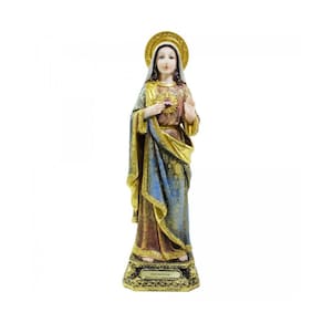 Imagem Sagrado Coração De Maria 40cm - Enfeite Resina