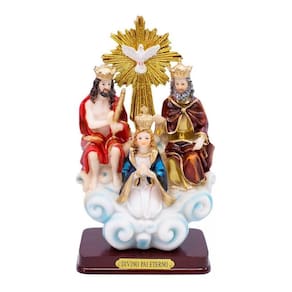 Imagem Estatua Divino Pai Eterno 17 Cm - Enfeite Resina
