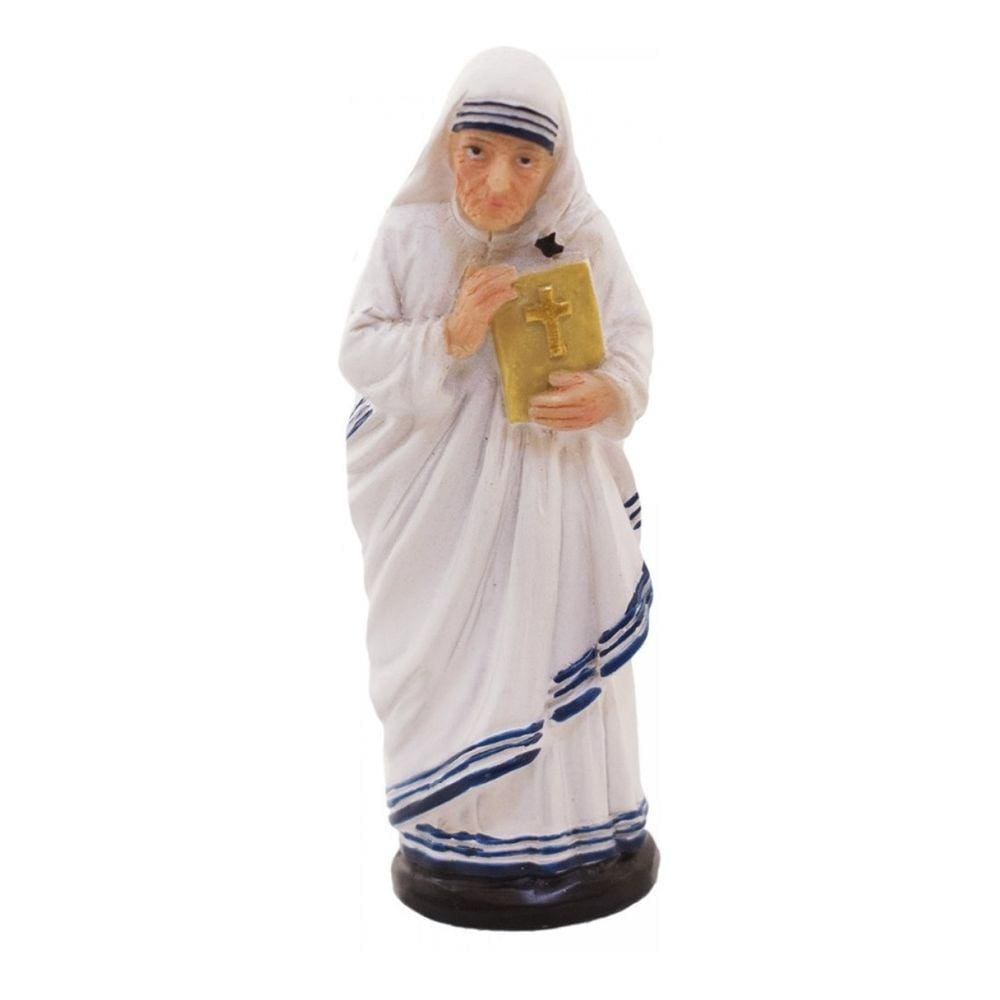 Imagem Santa Madre Teresa De Calcutá 9cm Enfeite Resina
