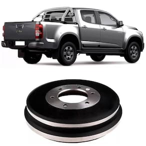 Tambor Freio Fremax Traseiro S10 - 2012 2013 2014 2015 2016 2017 2018 - Carbon+ Sem Cubo