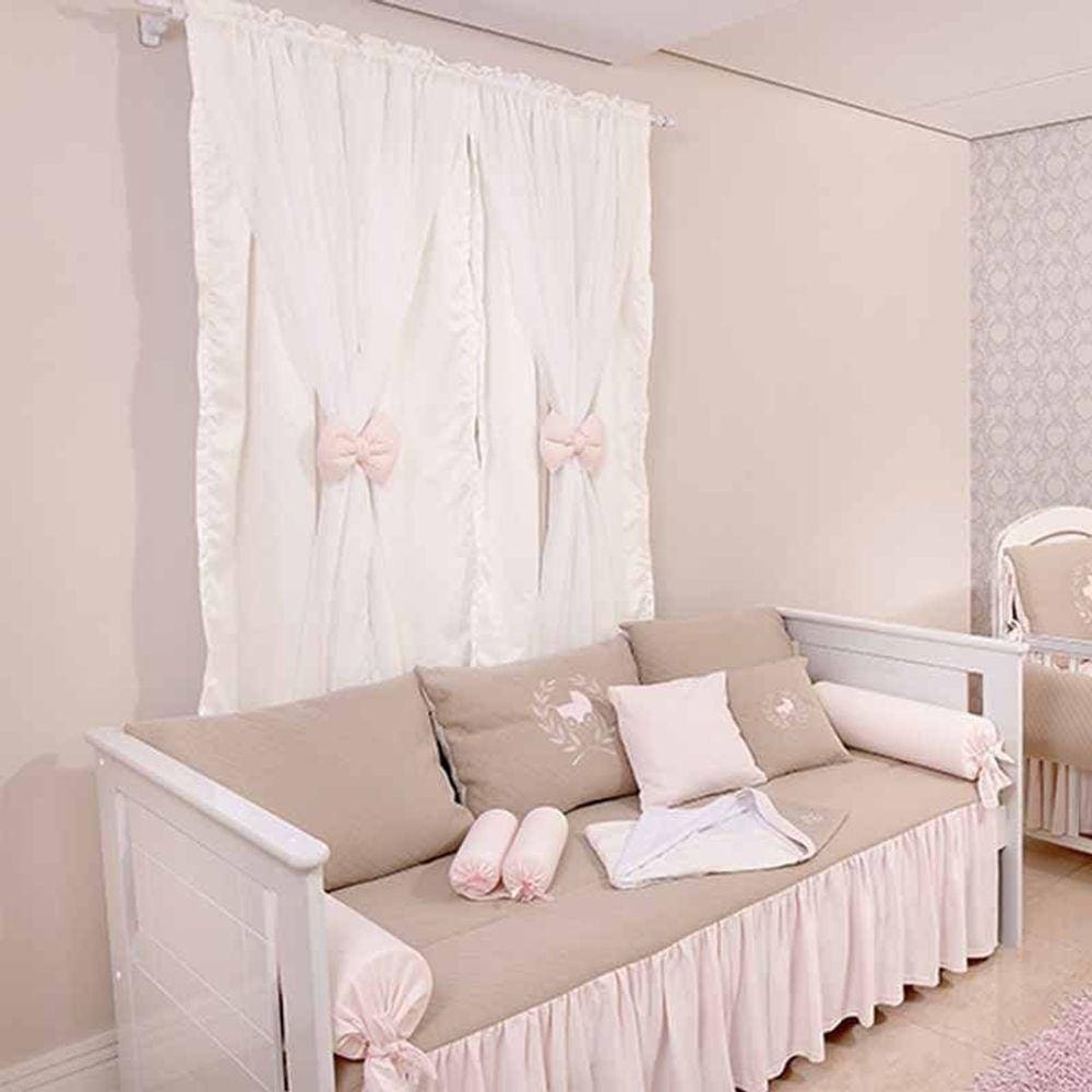 Kit Cama Babá para Menina Duquesa 06 Peças Hug Baby
