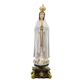 Enfeite Resina Imagem Nossa Senhora De Fátima Grande 60cm