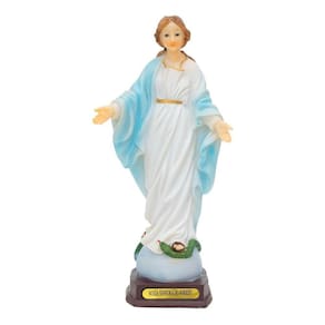 Imagem Estátua Nossa Senhora Do Sorriso 21cm Enfeite Resina