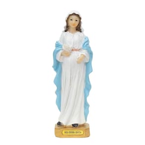 Imagem Estatua Nossa Senhora Grávida Pequena-16cm