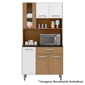 Kit para Cozinha Carol Carvalho Branco - Poliman