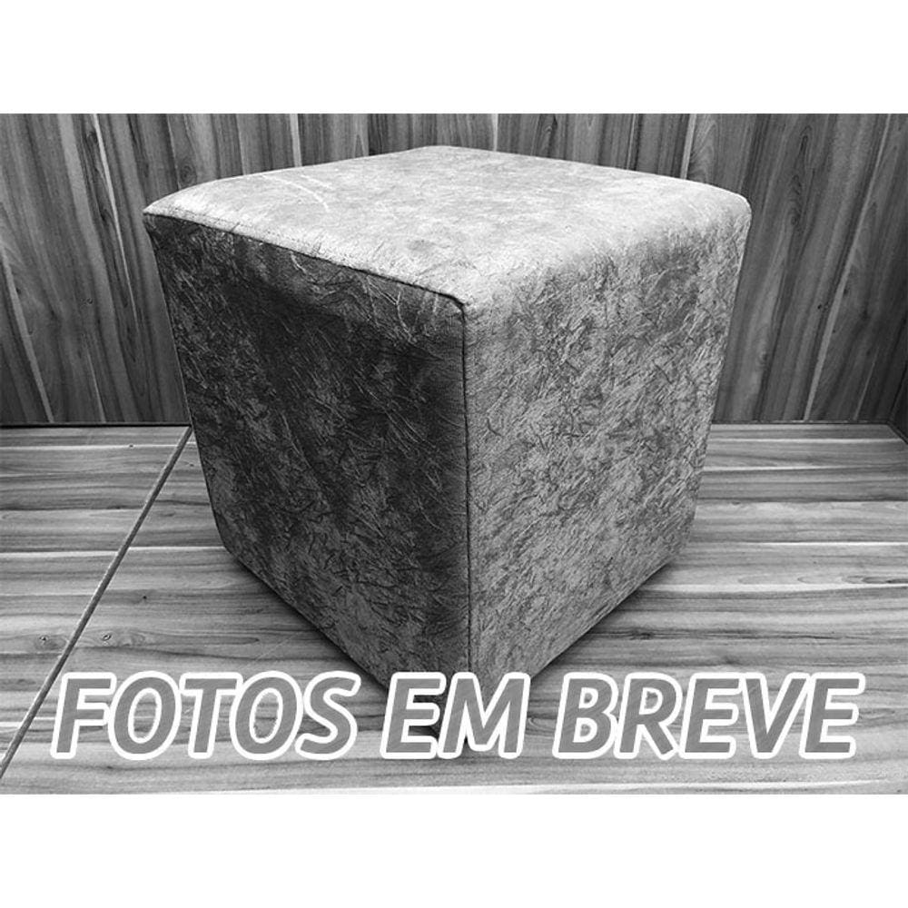 Puff Decorativo Preto 601 Alpoim