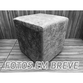 Puff Decorativo Preto 601 Alpoim
