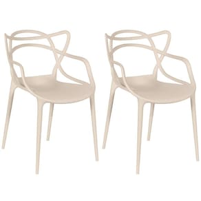 Kit 2 Cadeiras Allegra - Nude