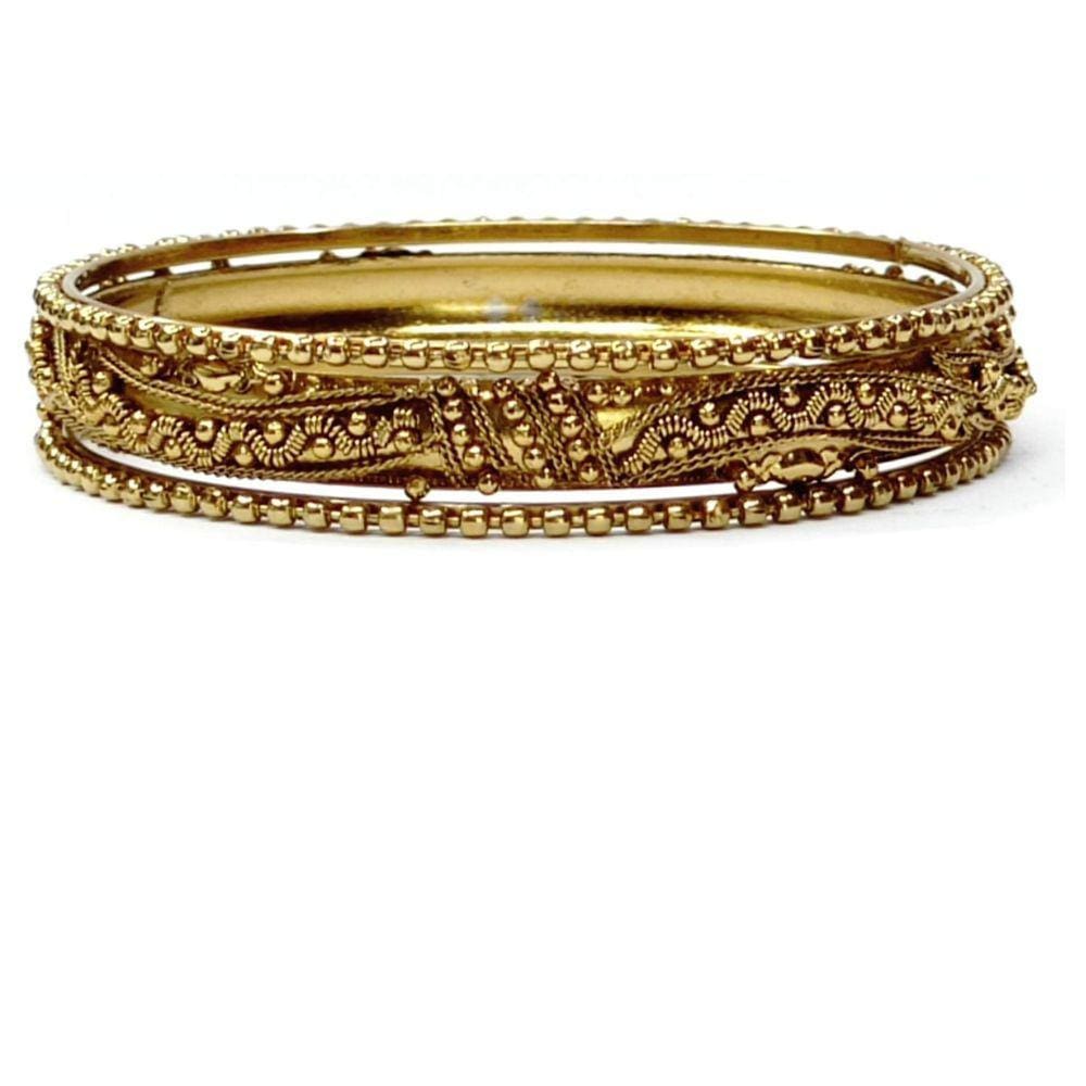 Conjunto de Pulseiras Indiana Dourada