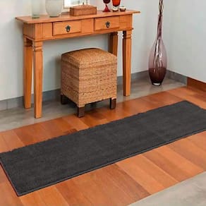 Tapete Passadeira Oasis Classic 66x230 Cinza Escuro