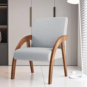 Poltrona Decorativa Duda Gelo