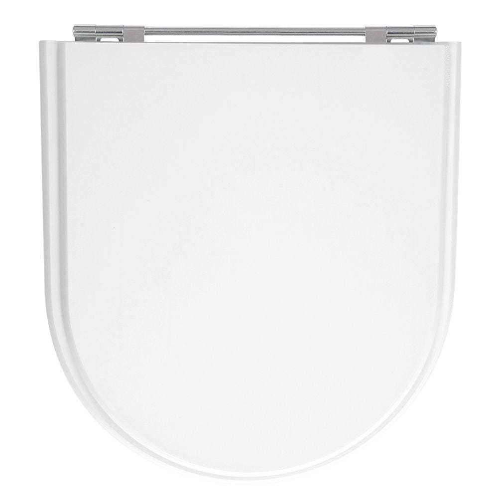 Assento Poliéster Laminado Calypso Branco Tampa para Vaso Incepa