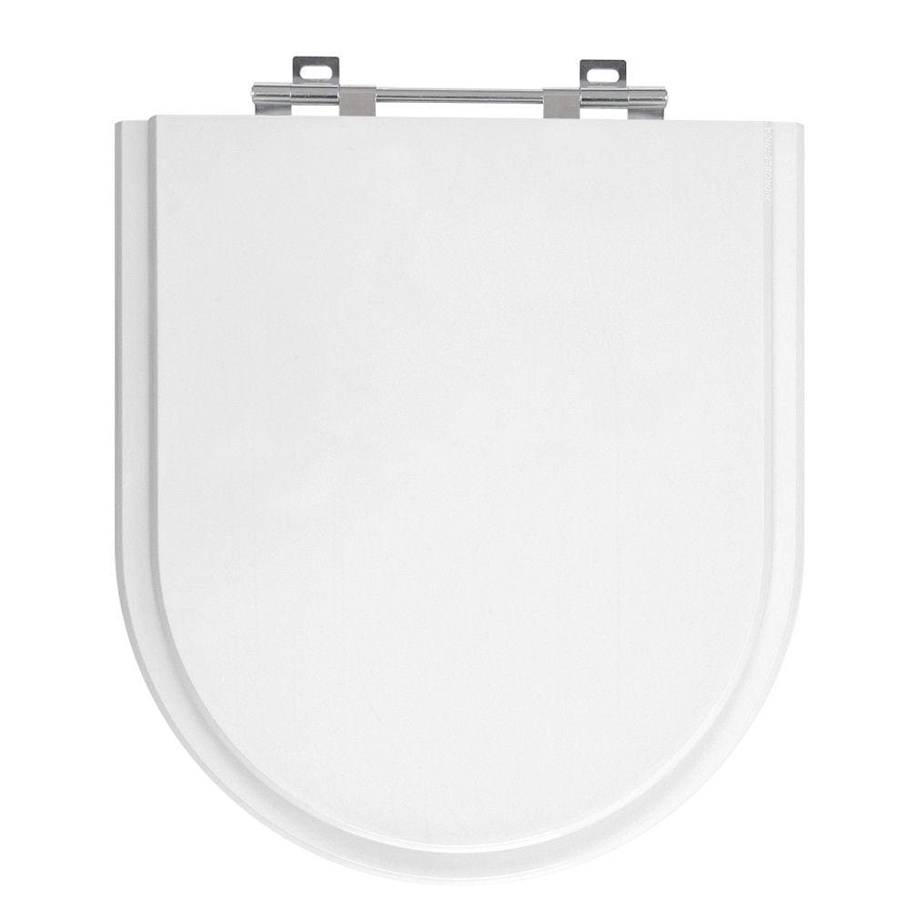 Assento Poliéster Laminado Riviera Branco para Vaso Celite
