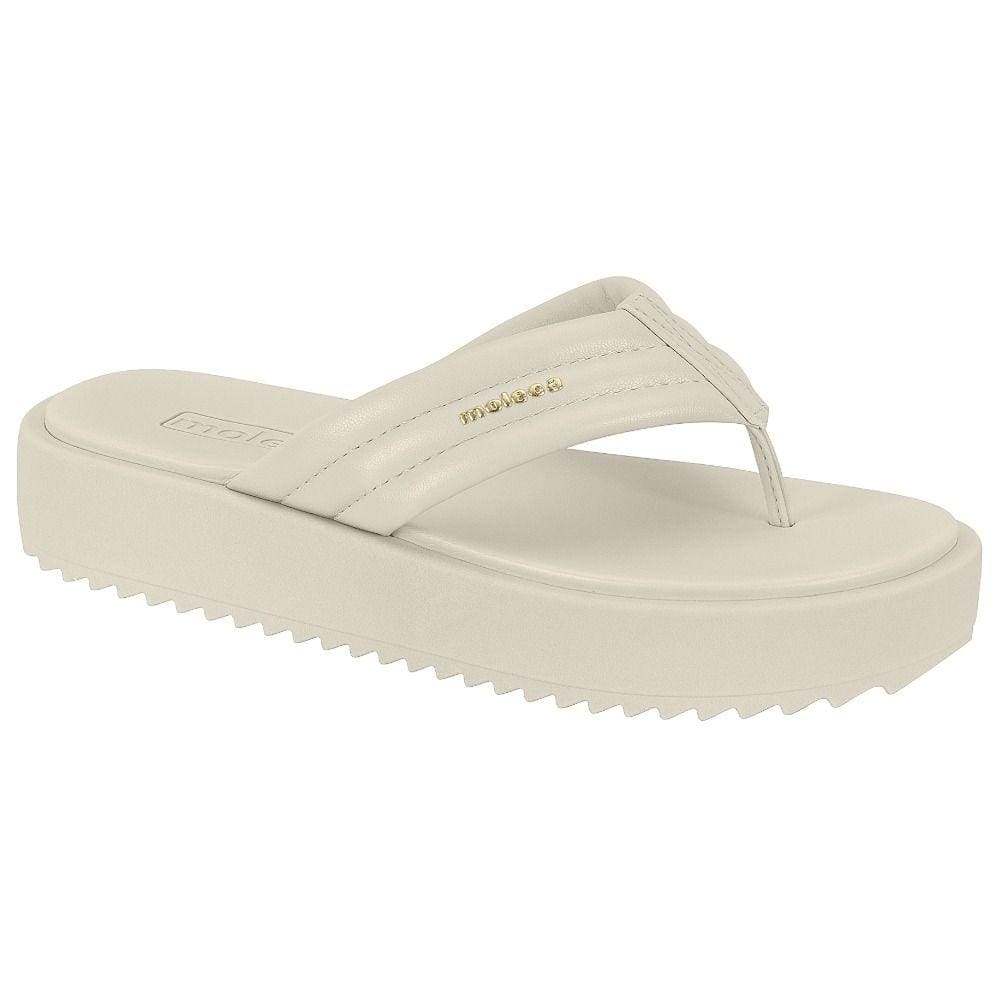 Tamanco Flatform Moleca 5489.101 Feminino
