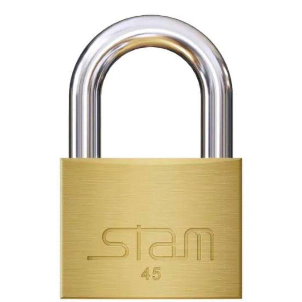 Cadeado 45 Mm Latao Macico Stam