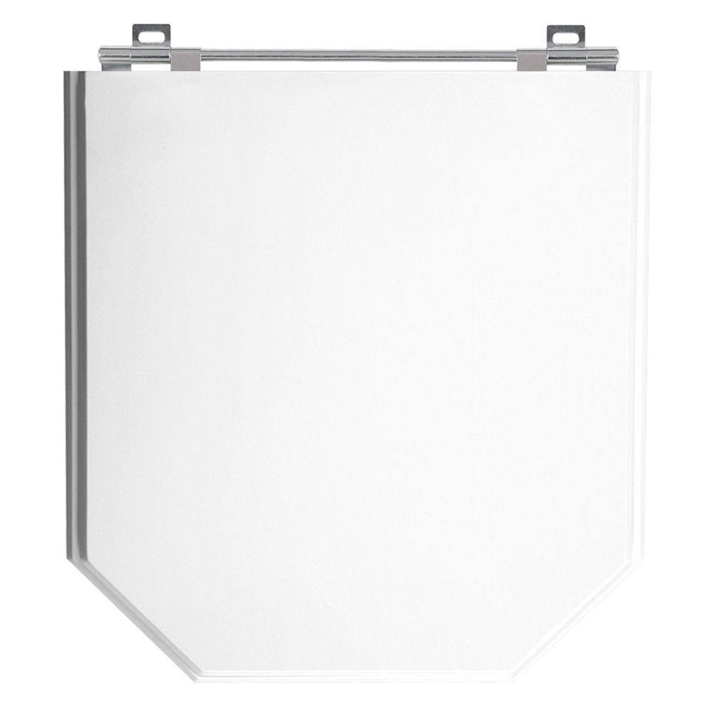 Assento Poliéster Laminado Atrium Branco Tampa para Vaso Incepa